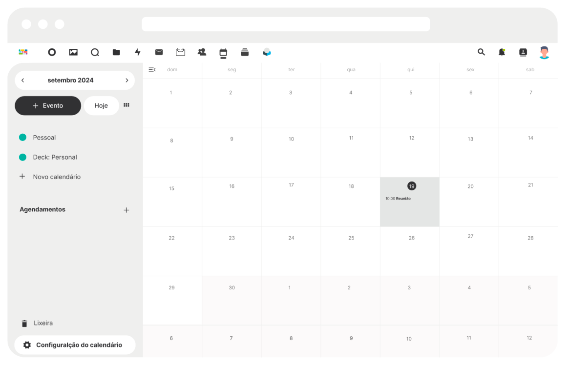 meWork Calendário