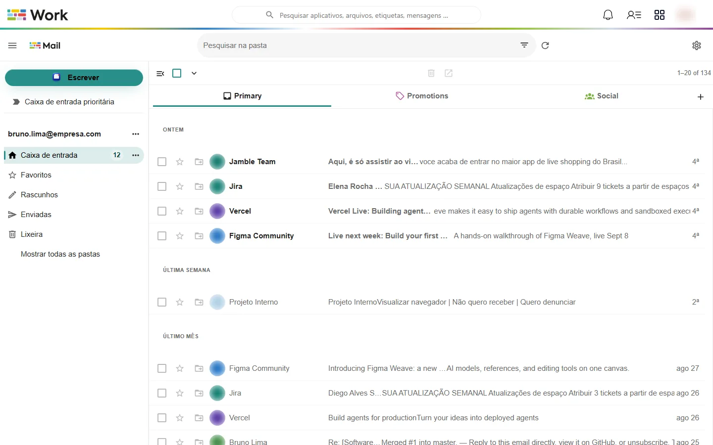 meWork E-mail