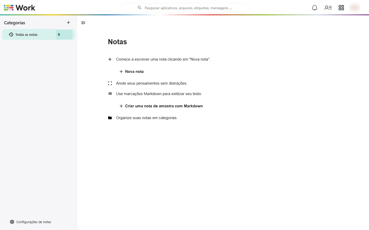 meWork Notas